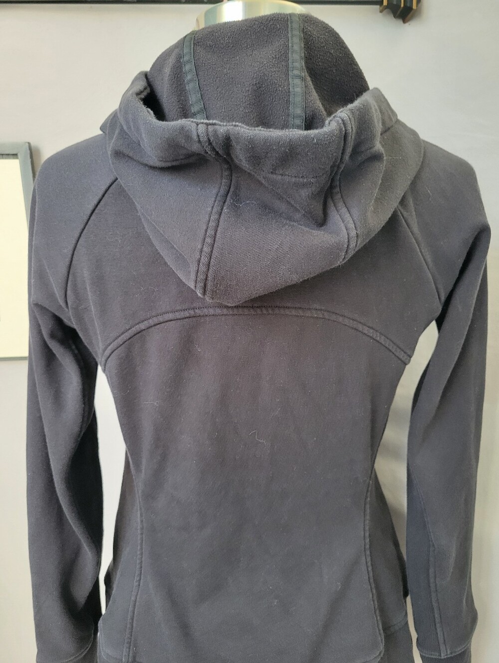 Athleta Triumph Hoodie Sweatshirt Black S - Picture 5 of 12